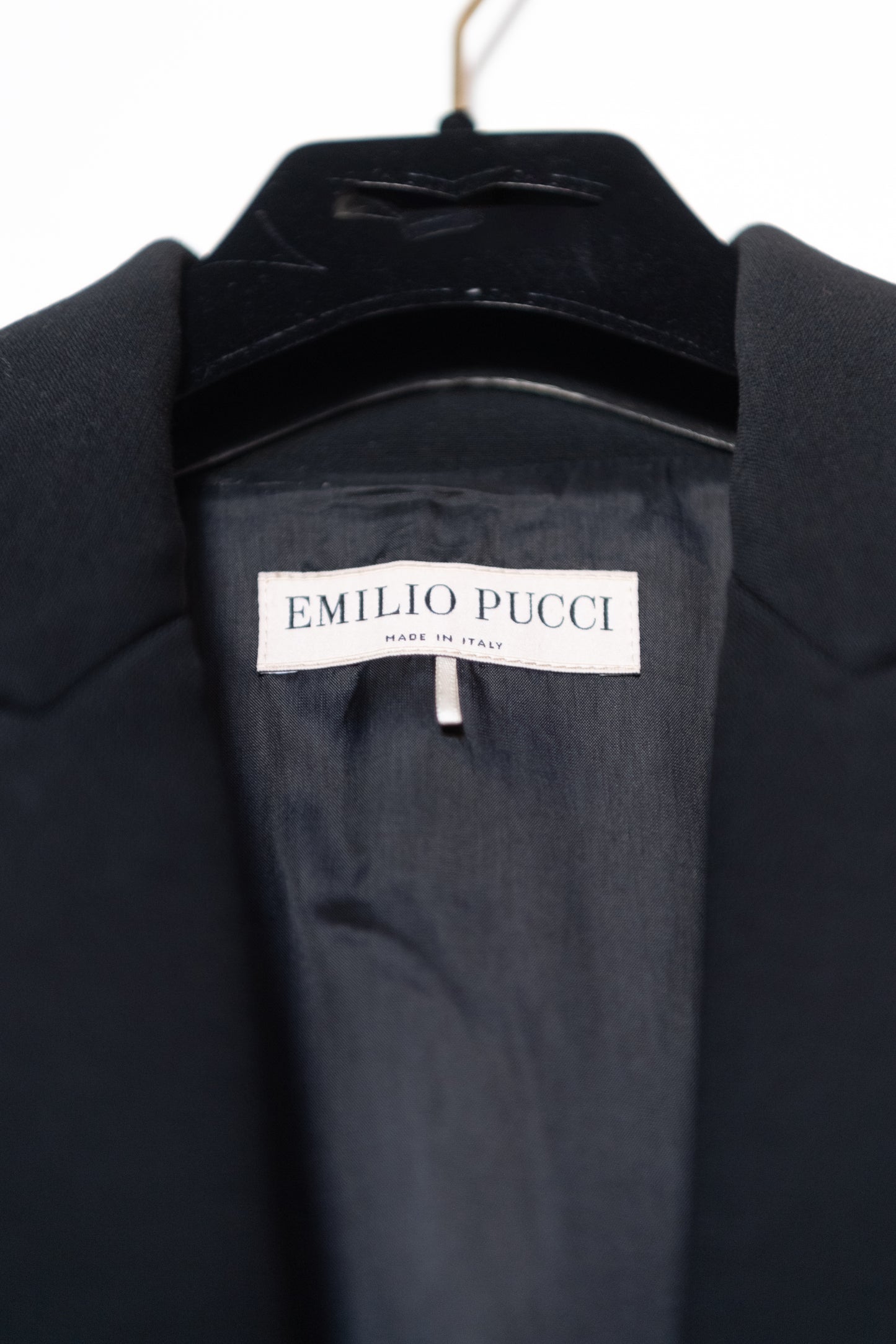 EMILIO PUCCI BLACK BLAZER