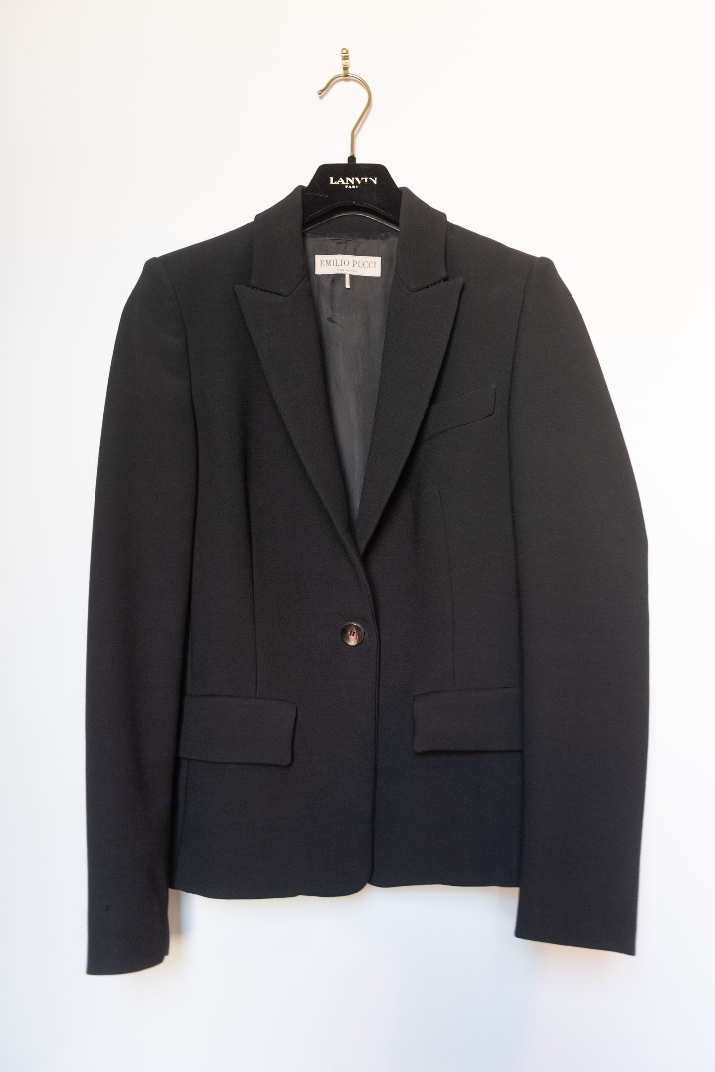 EMILIO PUCCI BLACK BLAZER